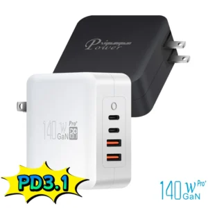 PD140CCAA 140W GaN PD3.1 USB-C charger for MacBook Pro and high-power laptops